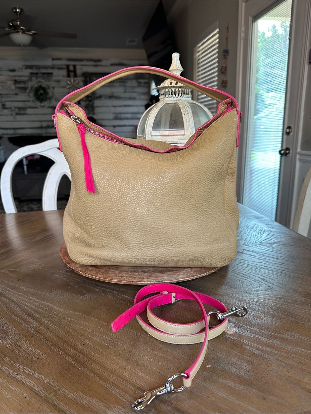 Coach Bleecker Pebbled Leather Hobo bag